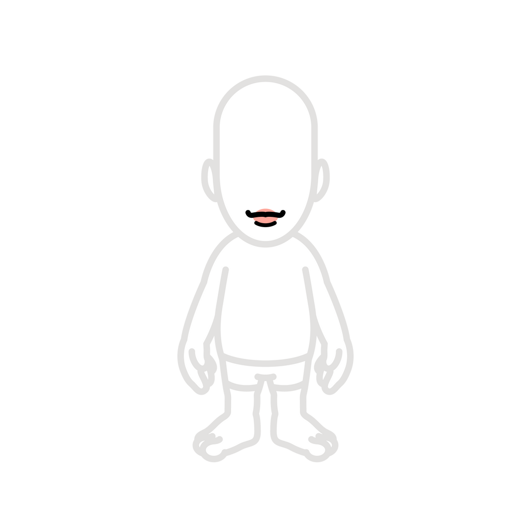 Feminine lips with lipstick