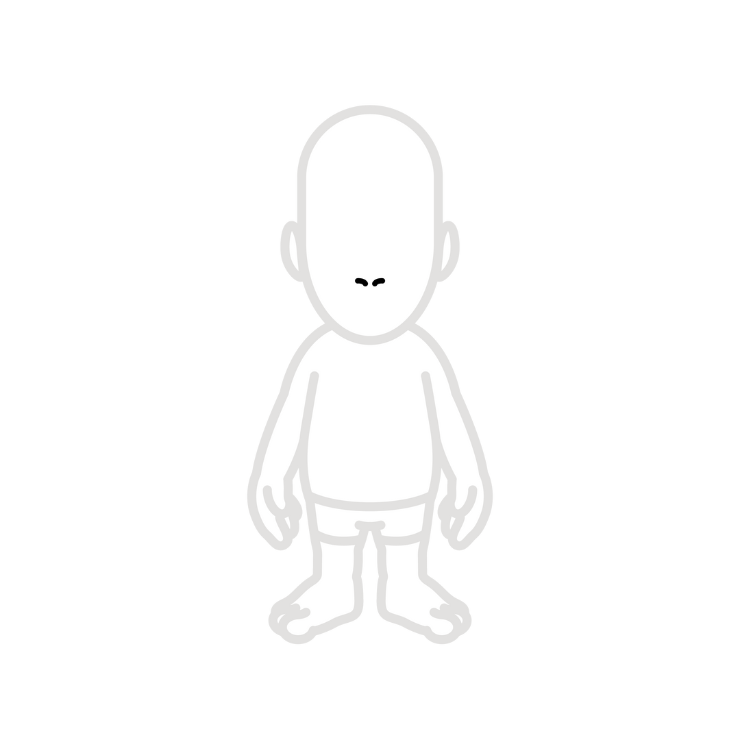 Nose with white spots