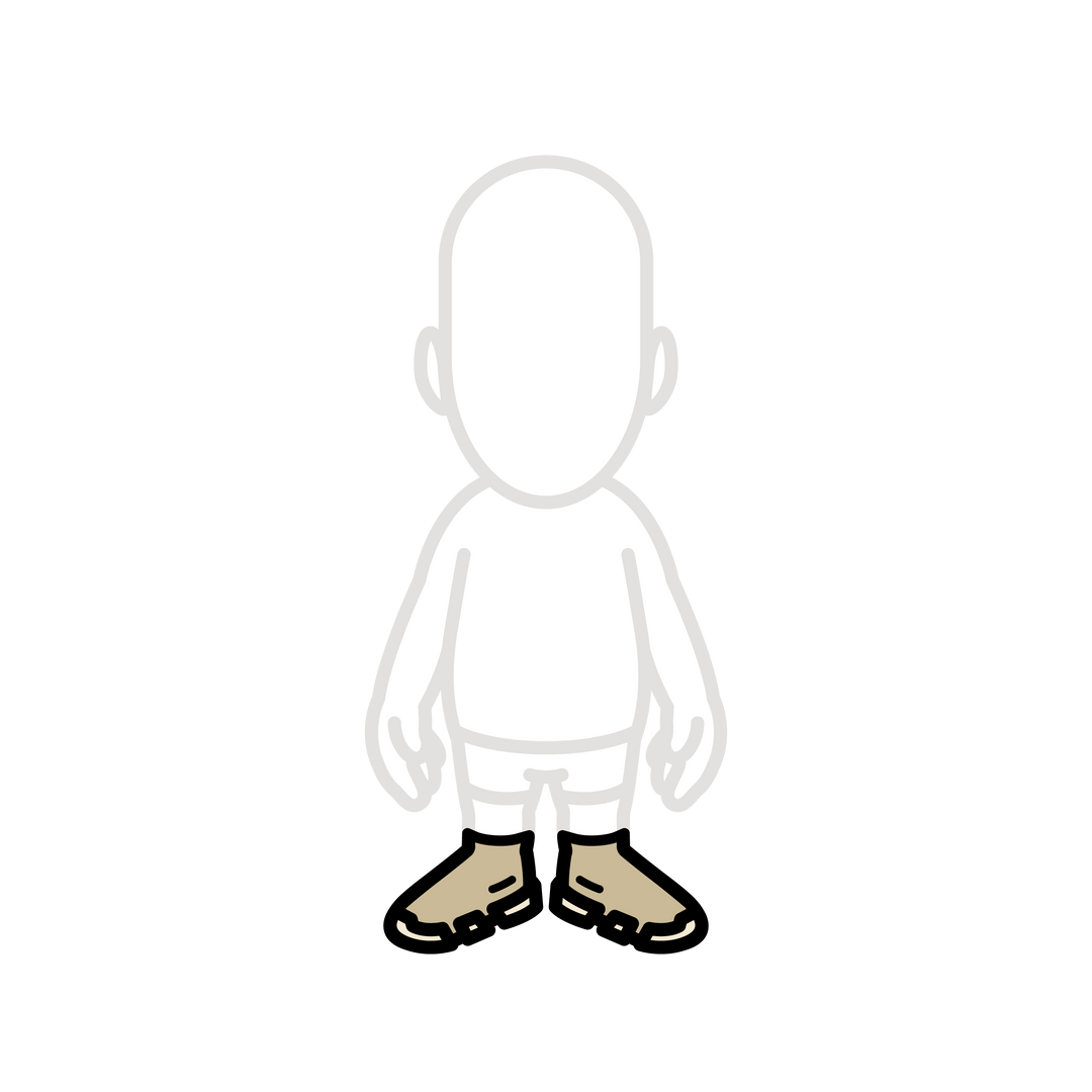 Balen beige sock shoes