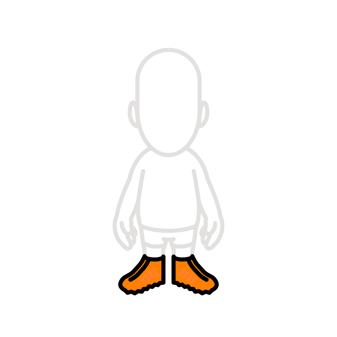 Orange Cheetah rain boots