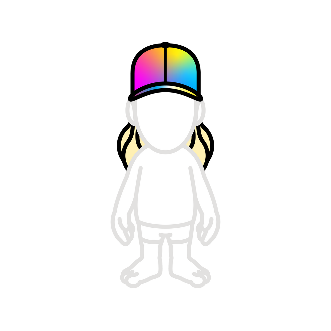 BTTF with long blond hair