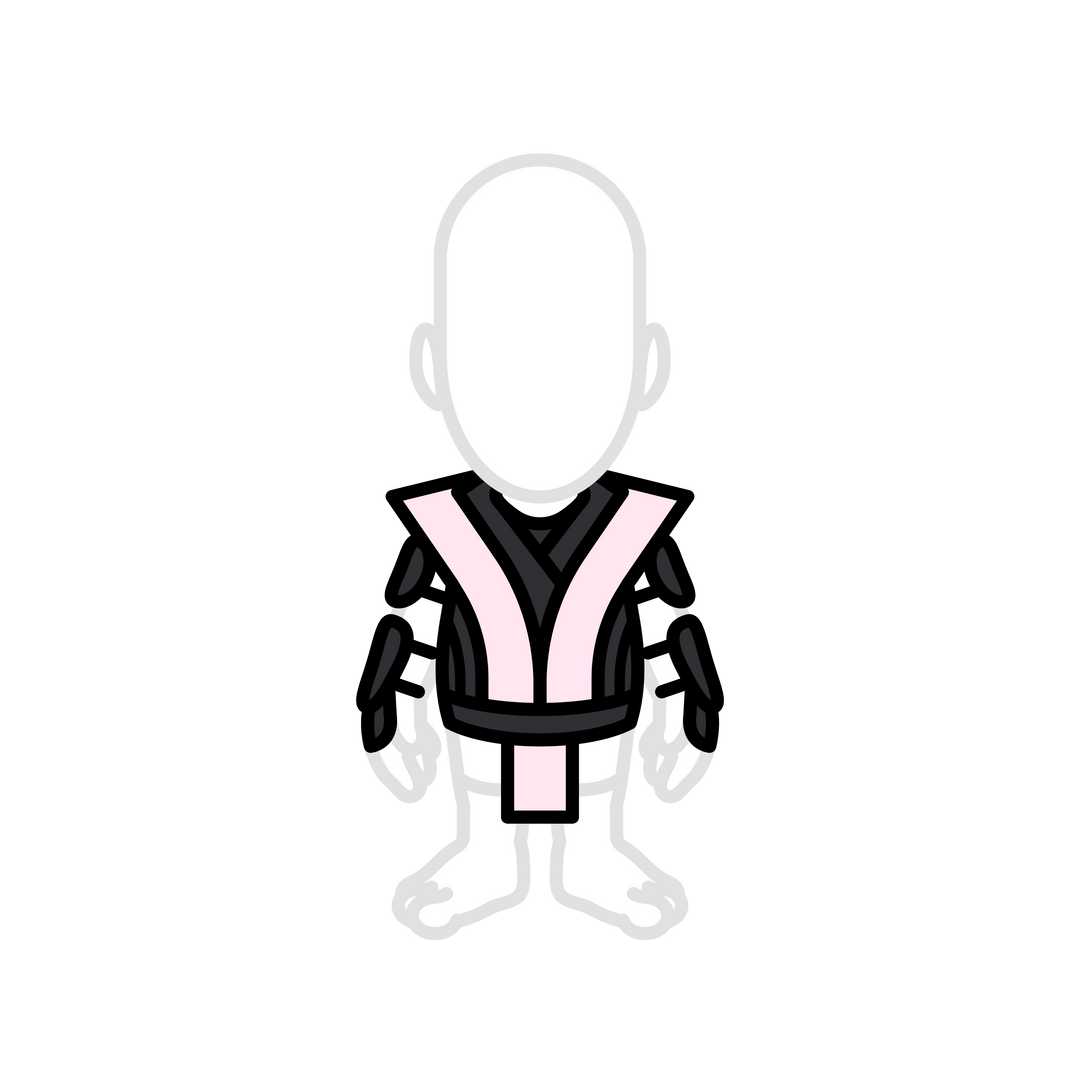 Combat gear pink and grey