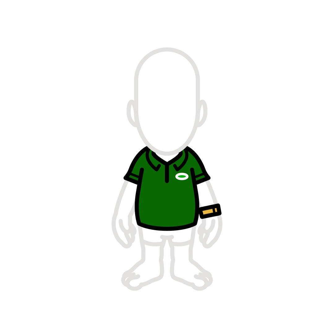 Crocodile polo with gold rollie