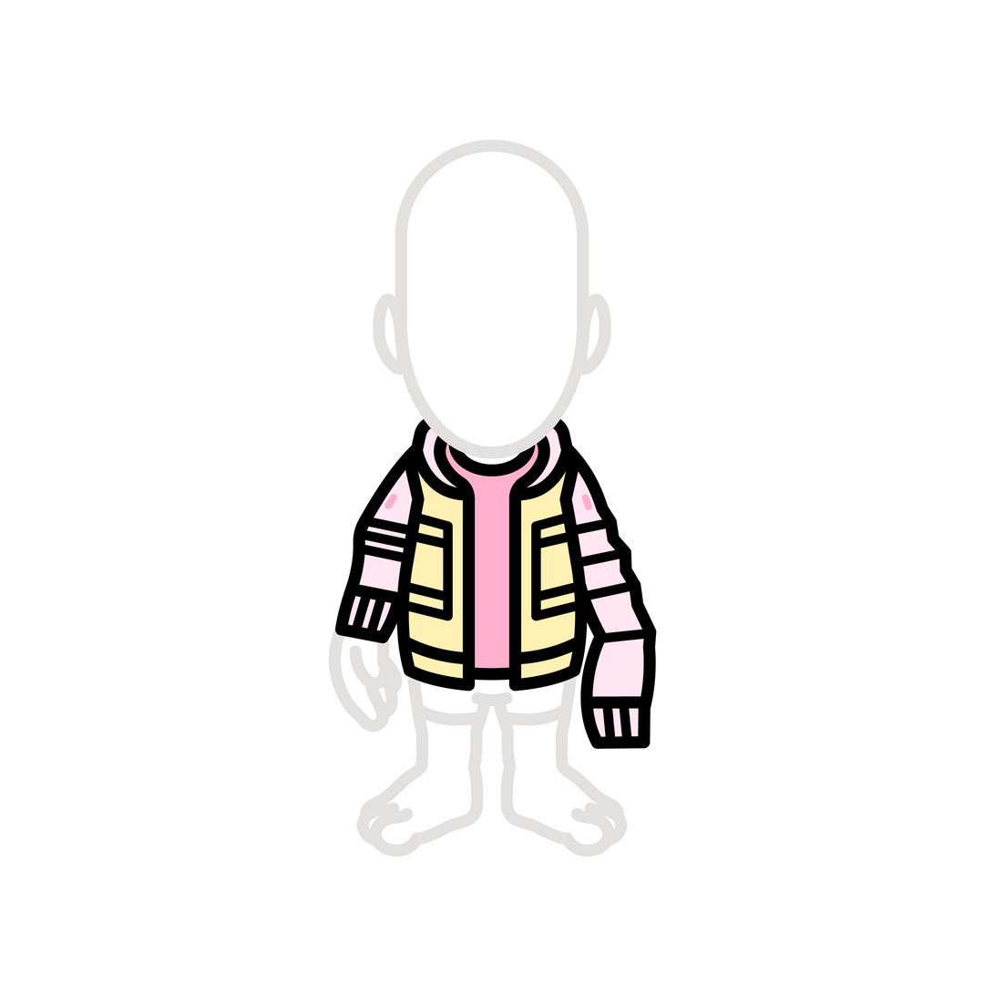 Future life vest in pastel