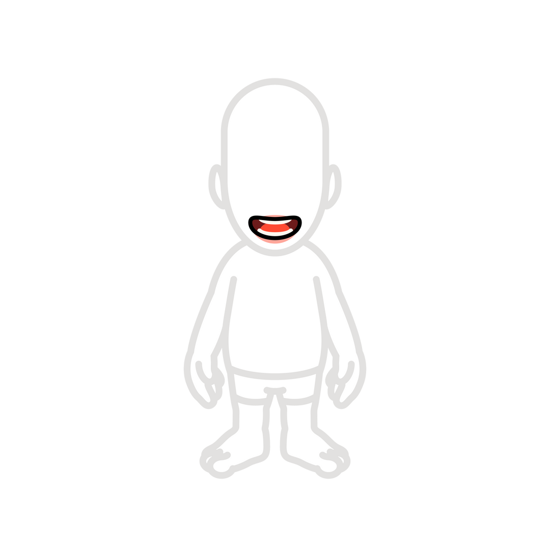 Super happy feminine mouth