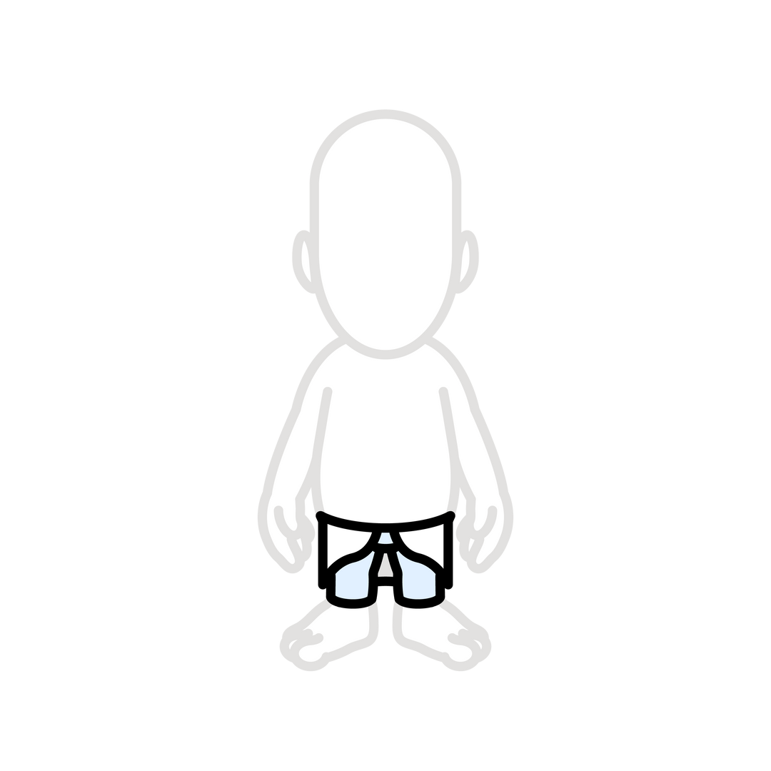 Light blue pants with oversized shirt