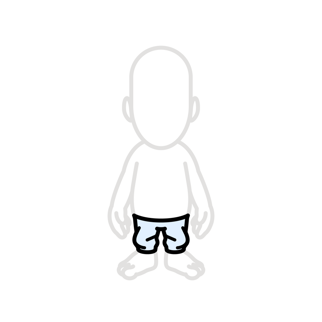 Baggy light blue pants