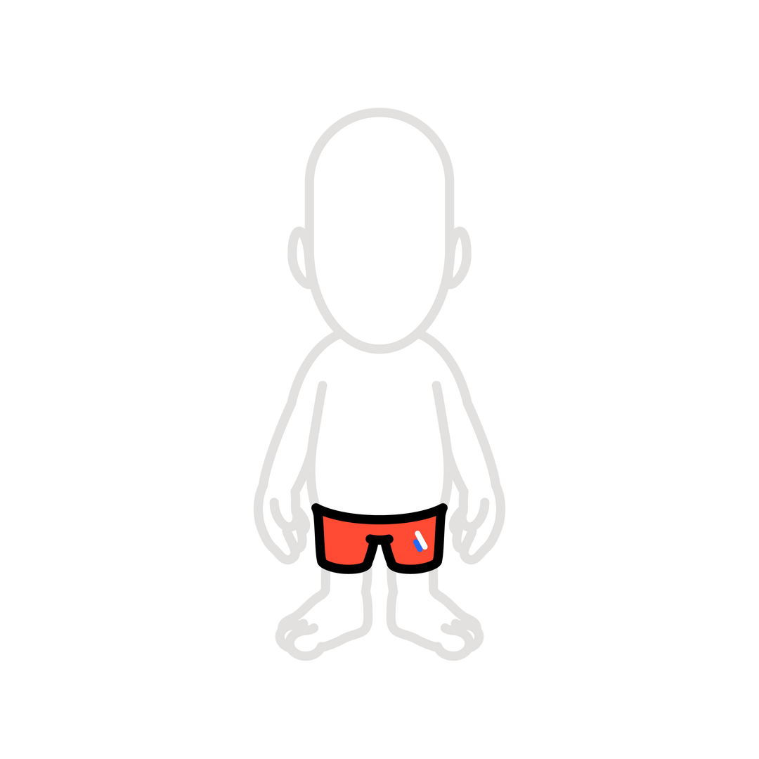 Red basketball shorts