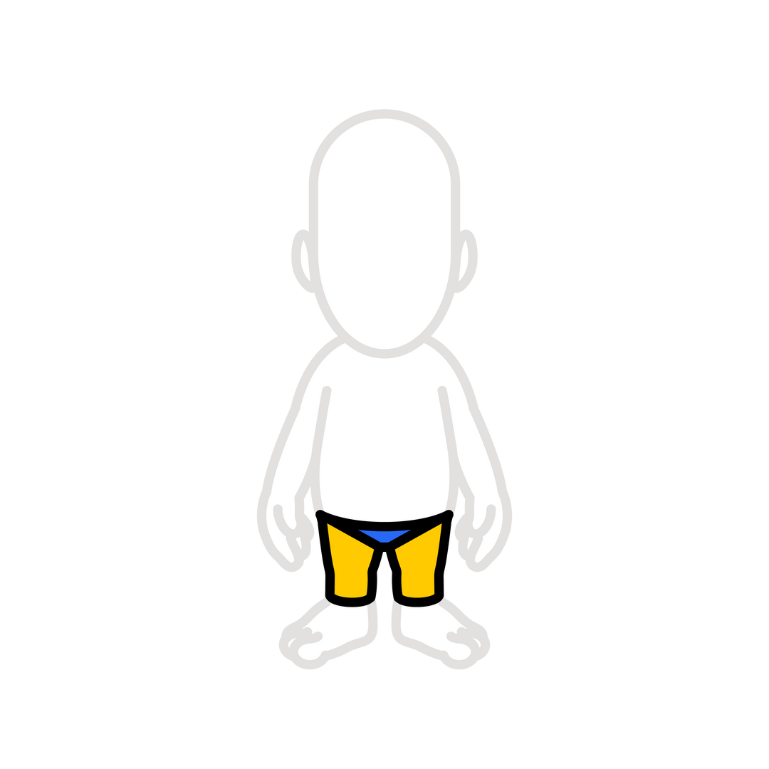 Claws yellow and blue superhero leggings