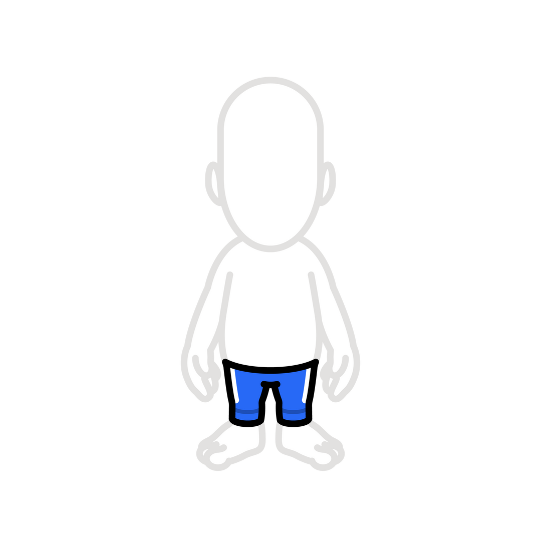 Blue tracksuit bottoms