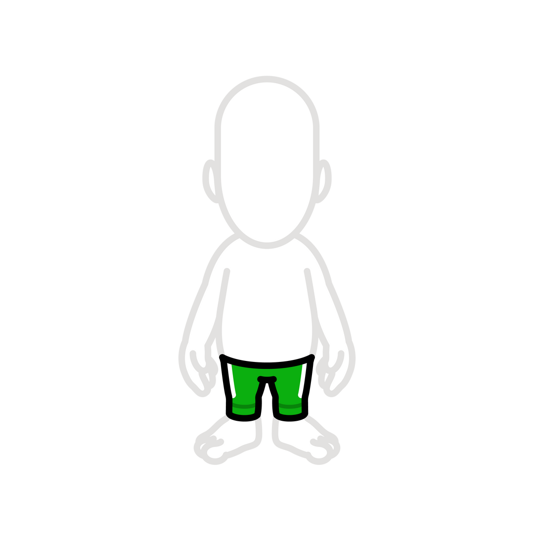 Green tracksuit bottoms