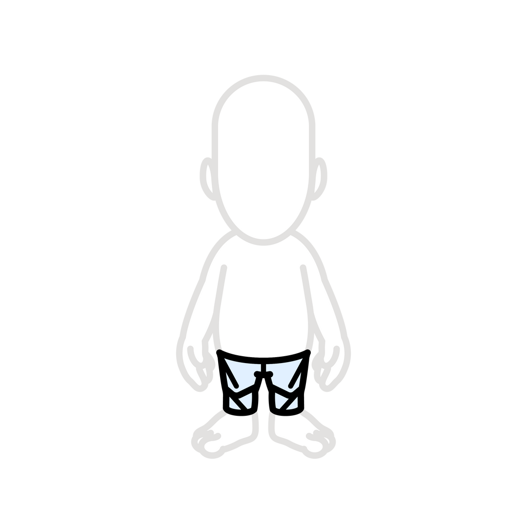 Light blue dragon pants